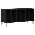vidaXL Skrinka na gramofónové platne Čierny dub 100 x 38 x 48 cm