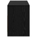 vidaXL TV skrinka 102 x 37,5 x 52,5 cm Čierny dub Kompozitné drevo