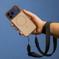 Rámové tenké magnetické puzdro pre Samsung Galaxy S26 Ultra hnedá