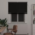 vidaXL Žalúzia Čierny 150 x 120 cm 25 mm PVC
