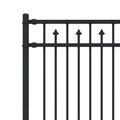 vidaXL Plot s hrotmi BAARLO 200 x 150 cm Čierna