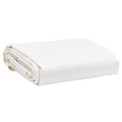 vidaXL Celta biela 1x2,5 m 650 g/m²