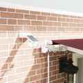 vidaXL Automaticky zaťahovacia markíza s LED burgundská 600x300 cm