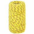 vidaXL Lodné lano žlté 2 mm 50 m polypropylén