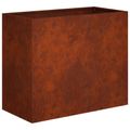 vidaXL Záhradný kvetináč 2 ks Hrdzavý 60 x 30 x 40 cm