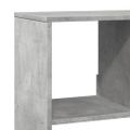 vidaXL Knižnica betónová sivá 100x33x156,5 cm kompozitné drevo