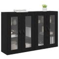 vidaXL Nástenné skrinky 2 ks Čierny dub 69,5 x 34 x 90 cm