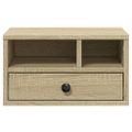 vidaXL Stojan na tlačiareň dub sonoma 40x32x22,5 cm kompozitné drevo