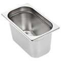 vidaXL Gastronádoby 4 ks, GN 1/4, 150 mm, nehrdzavejúca oceľ