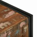 vidaXL Úložná krabica Hnedá a čierna 80 x 50 x 50 cm recyklované drevo