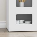 vidaXL Servírovacia skriňa ELST Biela 100 x 35 x 59 cm