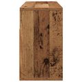 vidaXL Nízka skriňa so zásuvkou Staré drevo 72 x 22,5 x 38 cm