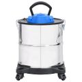 vidaXL Vysávač na popol s HEPA filtrom 1200 W 20 l nehrdzavejúca oceľ