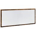 vidaXL LED kúpeľňové zrkadlo údený dub 100x8,5x37cm, kompozitné drevo