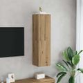 vidaXL TV skrinka dub artisan 30,5x30x110 cm kompozitné drevo