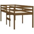 vidaXL Vysoká posteľ medovohnedá 80x200 cm borovicový masív
