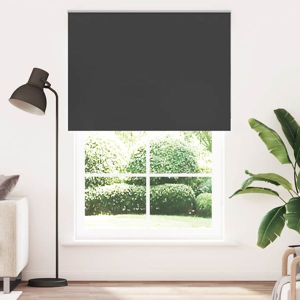 vidaXL roleta Blackout Black 165x210 cm Šírka látky 161,6 cm Polyester