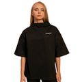 Dámske tričko Oversized Bliss Black - BeastPink, veľkosť S, veľkosť oblečenia S