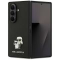 Puzdro Karl Lagerfeld Saffiano Karl&Choupette Pin pre Samsung Galaxy Z Fold7 čierne