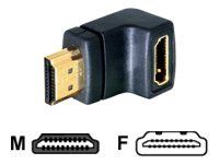 HDMI adaptér - HDMI s piny (male) do HDMI se zdířkami (female)