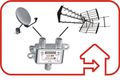 Opticum HQ zlučovač Diplexer TV+SAT, F priechodná, vnútorná Opticum HQ slučovač Diplexer TV+SAT, F průchozí, vnitřní