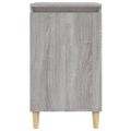 vidaXL Nočné stolíky 2 ks sivé sonoma 40x35x70 cm spracované drevo