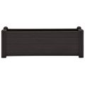 vidaXL Vyvýšený záhradný záhon PP antracitový 100x43x35 cm