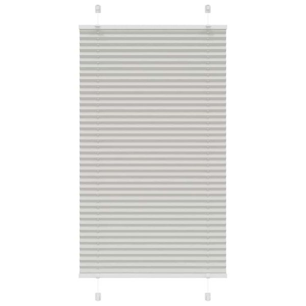 vidaXL plisovaná roleta svetlosivá 80x150 cm šírka látky 79,4 cm