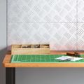vidaXL Schodový rošt 4 ks 50 x 20 cm Strieborná Hliník Obdĺžnikový