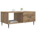 vidaXL Konferenčný stolík Dub artisan 90 x 50 x 40 cm Kompozitné drevo