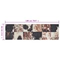 vidaXL Kuchynský koberec umývateľný Animal Skin 60x180 cm zamat