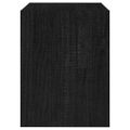 vidaXL Nočné stolíky 2 ks čierne 40x30,5x40 cm borovicový masív