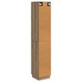 vidaXL Sada skríň 2 ks 33 x 34,5 x 87 cm Kompozitné drevo Dub artisan