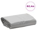 vidaXL Celta, sivá Ø 2,4 m 650 g/m²
