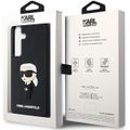 Puzdro Karl Lagerfeld pre Samsung Galaxy S24 KLHCS24S3DRKINK čierne HC 3D RUBBER IKONIK NFT