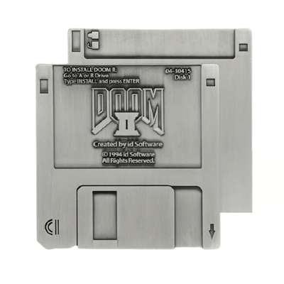 Zberateľský ingot DOOM II - Pamätná disketa
