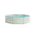 Okrúhly bazén s konštrukciou Essence Luxe Old Green Stripe 305x76