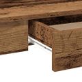 vidaXL Písací stôl staré drevo 100x45x75 cm kompozitné drevo