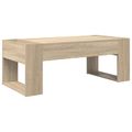 vidaXL Konferenčný stolík Sonoma dub 110 x 50 x 41 cm Kompozitné drevo