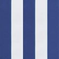 vidaXL Podložky na záhradnú lavičku 2 ks modro-biele 120x50x7cm látka