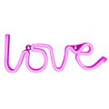 MANTA LOVE, LED Neon plexi dekorácia
