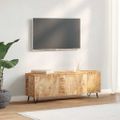vidaXL TV skrinka 110x30x40 cm masívne mangovníkové drevo