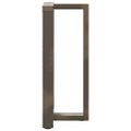 vidaXL Nohy barového stola v tvare T, 2 ks, čierne, 50x35x(90-91) cm, oceľové