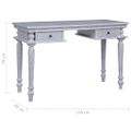 vidaXL Stôl 120x50x78 cm masívne mahagónové drevo