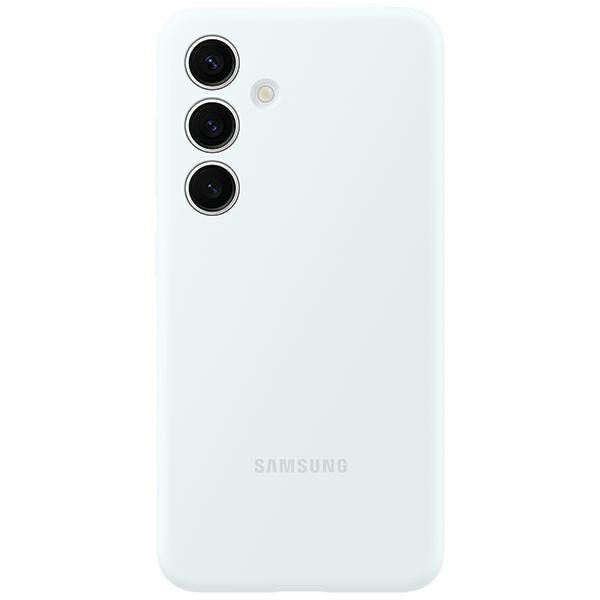 Samsung Silicone Cover pre Samsung Galaxy S24 Plus biela