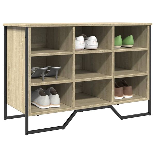 vidaXL Botník dub sonoma 90x38x61,5 cm kompozitné drevo