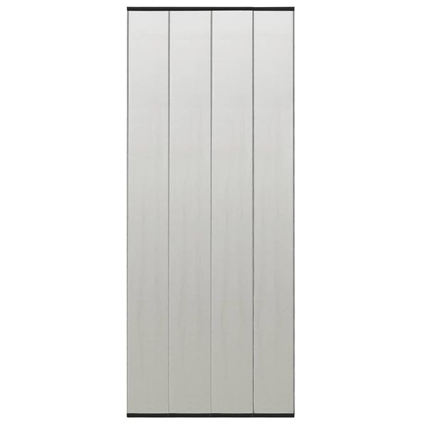vidaXL Sieťovaný záves proti hmyzu na dvere čierny 100x220cm polyester