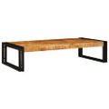 vidaXL Kúpeľňová polica Hnedá 100 x 50 x 23 cm Pevné drsné mango drevo