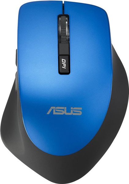 ASUS WT425/Cestovná/Optická/Pre pravákov/1 600 DPI/Bezdrôtová USB/Modrá