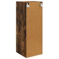 vidaXL Nástenná skrinka 33 x 34,5 x 90 cm Kompozitné drevo Dymový dub